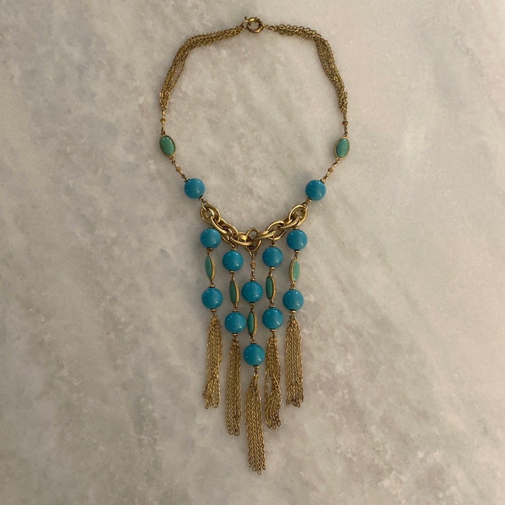 Turquoise chunky necklace